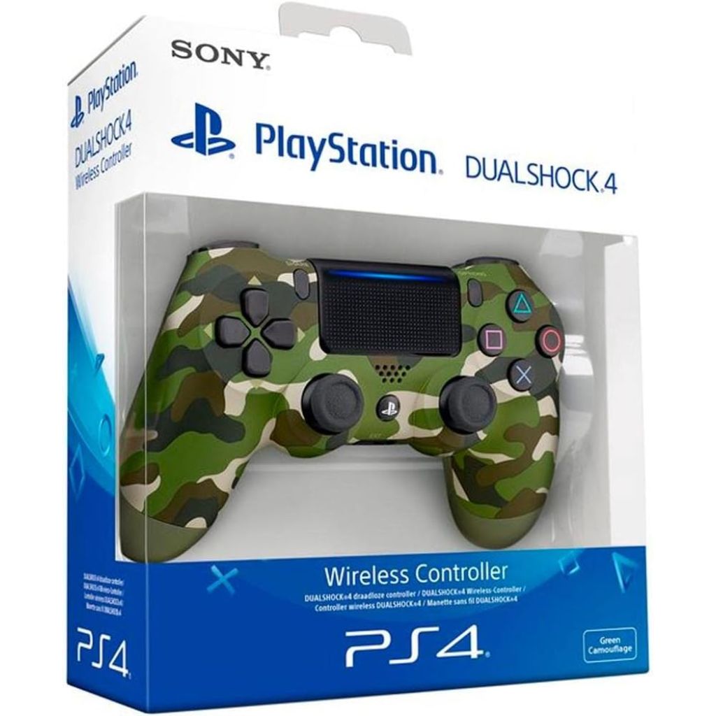 Manette sans fil DualShock 4 pour PlayStation 4 Camouflage Vert – يد تحكم لاسلكية للبلايستيشن