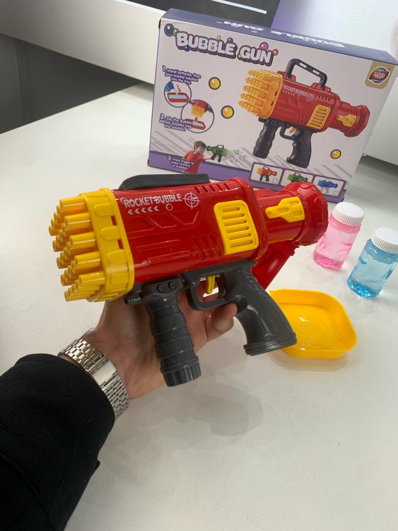 Pistolet à Bulles Automatique pour Enfants – مسدس الفقاعات الأوتوماتيكي للأطفال