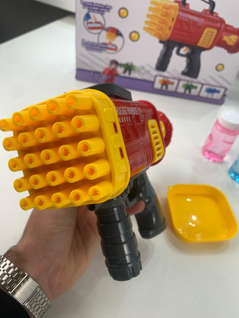 Pistolet à Bulles Automatique pour Enfants – مسدس الفقاعات الأوتوماتيكي للأطفال