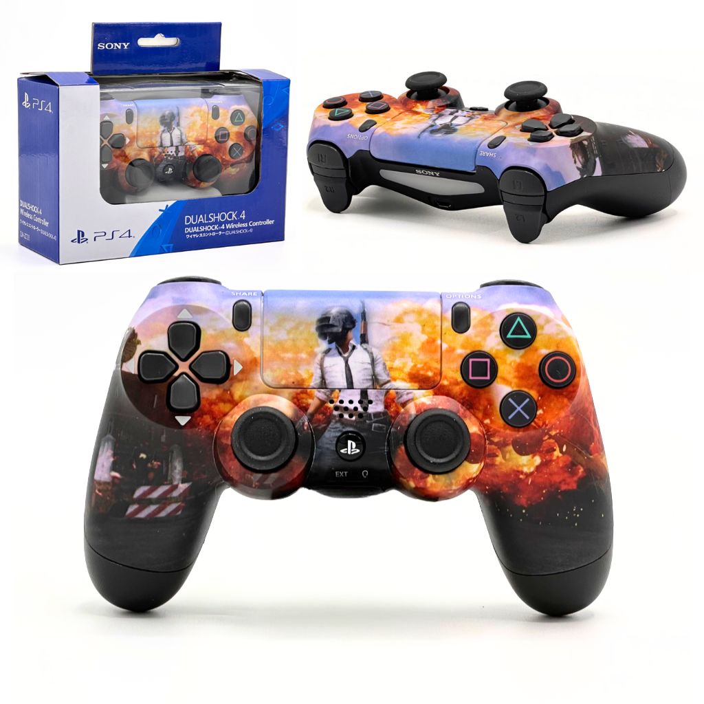 SONY DualShock Manette PS4 Sans Fil, Batterie Rechargeable (High Copy) – Edition PUBG