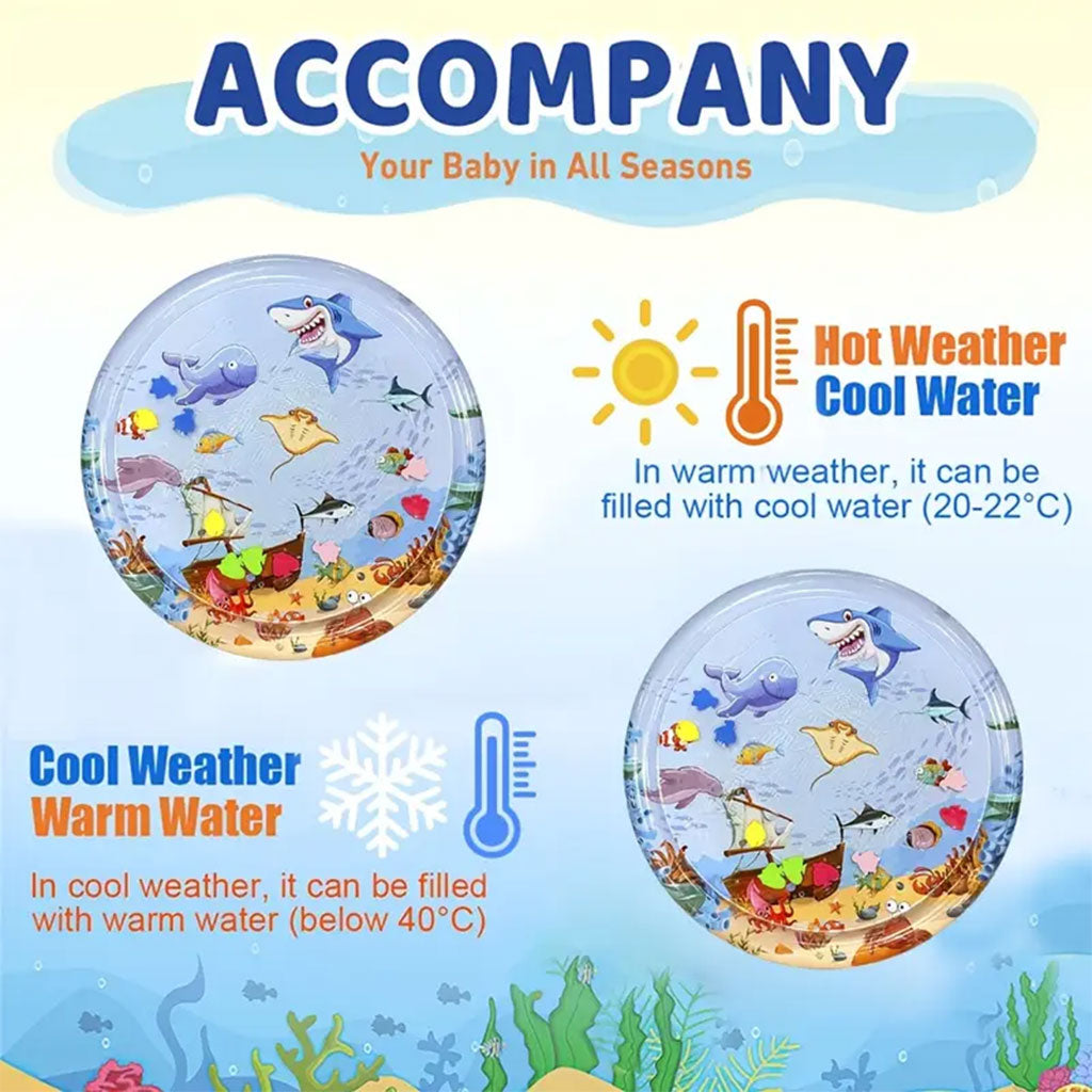Tapis de jeu Sensoriel Aquatique pour bébé- بساط مائي للأطفال
