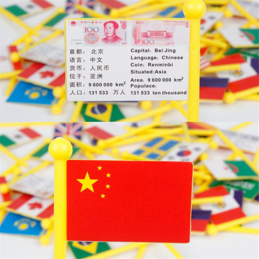 Puzzle Carte du Monde en Bois Pliable avec Drapeaux et Capitales – لعبة تعليمية للأطفال خريطة العالم مع الأعلام والعواصم