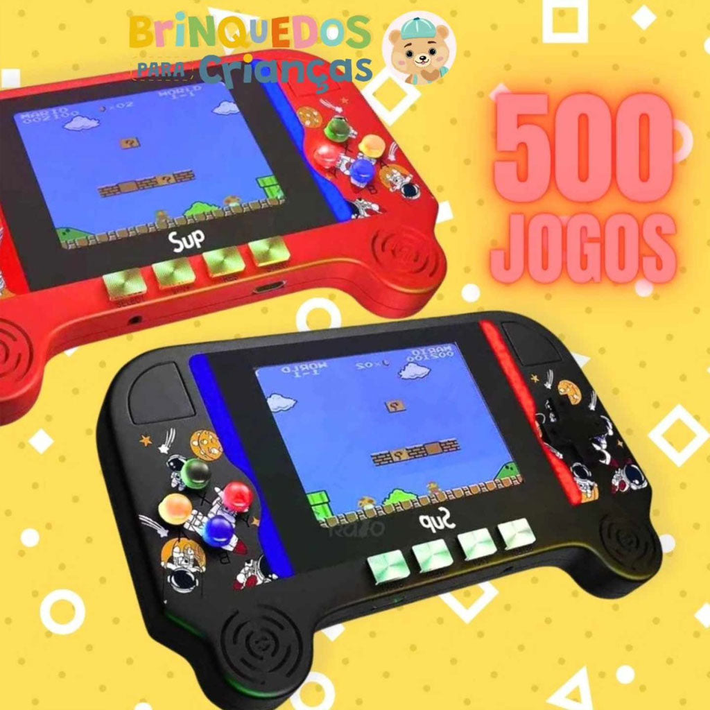 Console rétro Sup F3 avec 500 jeux inclus – جهاز ألعاب كلاسيكية