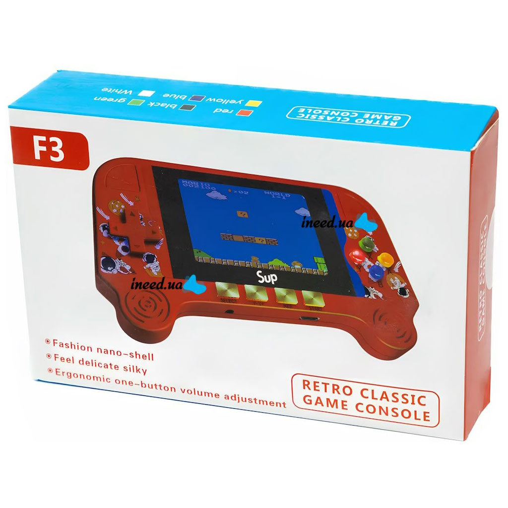 Console rétro Sup F3 avec 500 jeux inclus – جهاز ألعاب كلاسيكية