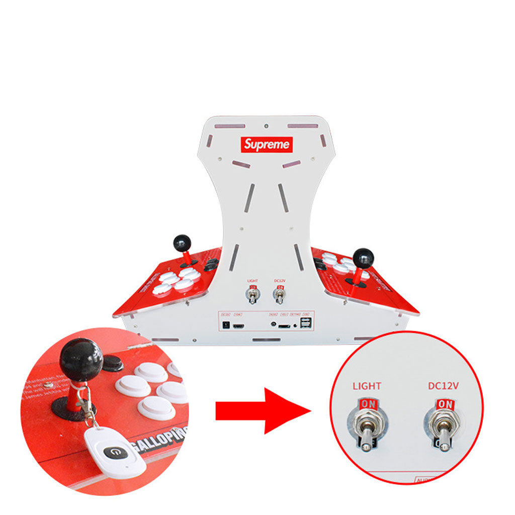 Supreme Console de jeux d’arcade 3D 2 Joueurs – جهاز ألعاب أطاري