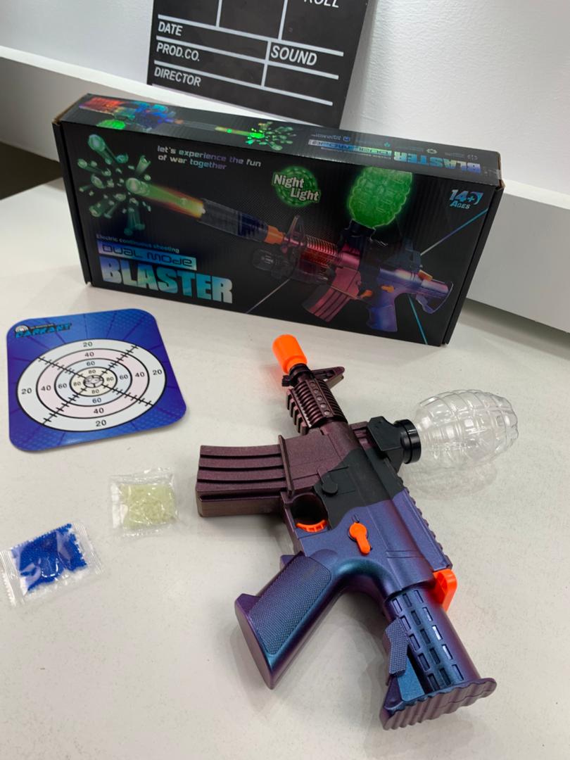 Dual Mode Blaster Pistolet Automatique avec Balles Cristal Rechargeable – مسدس الإطلاق الآلي مع طلقات كريستال