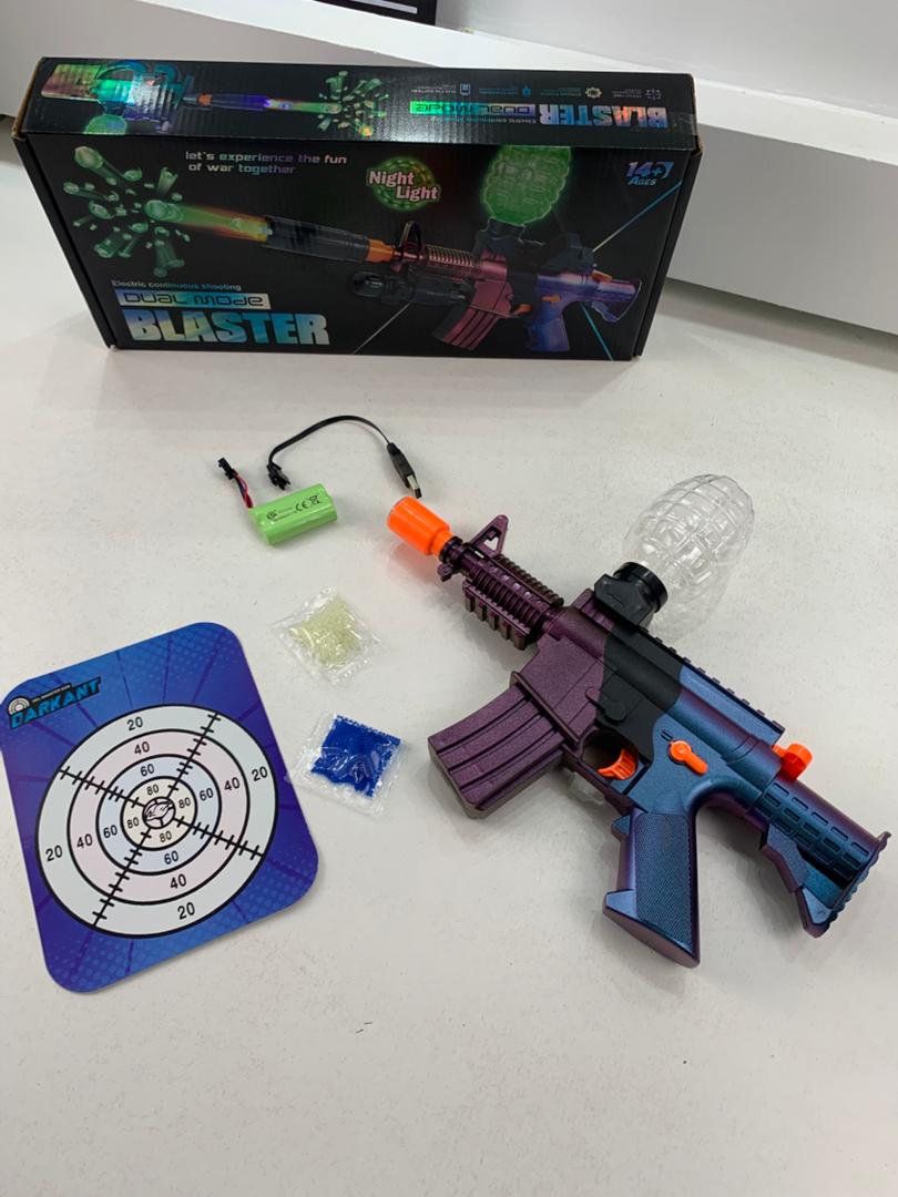 Dual Mode Blaster Pistolet Automatique avec Balles Cristal Rechargeable – مسدس الإطلاق الآلي مع طلقات كريستال