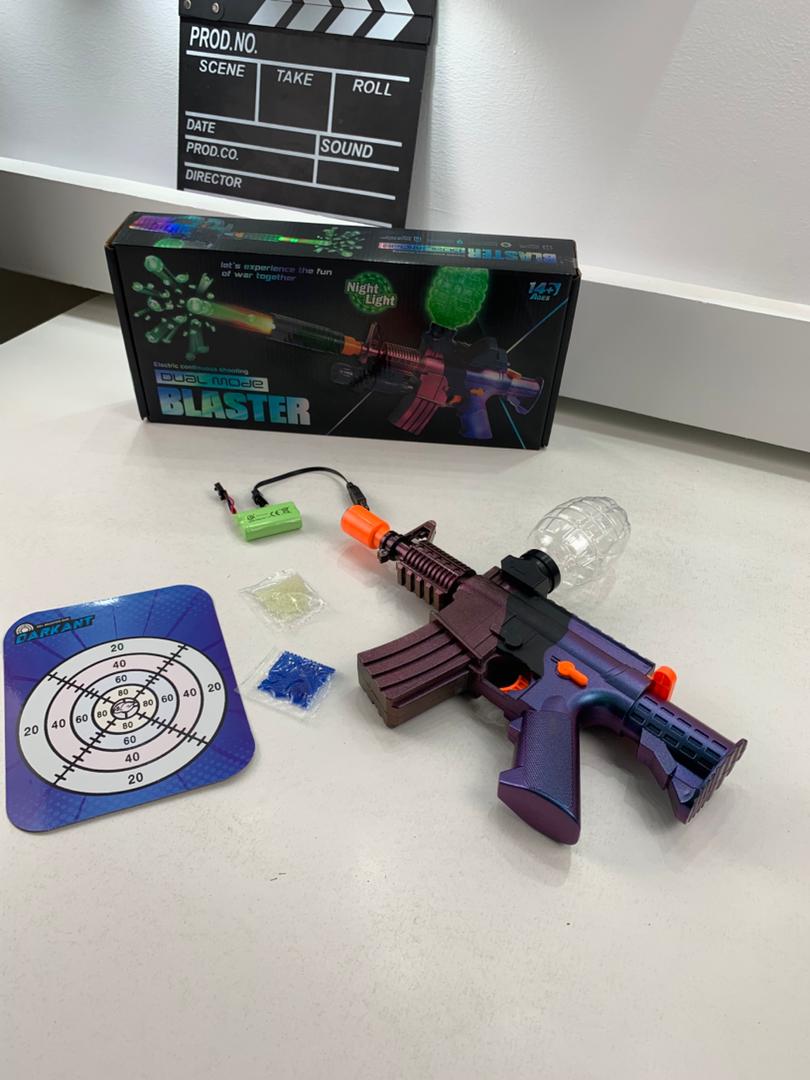 Dual Mode Blaster Pistolet Automatique avec Balles Cristal Rechargeable – مسدس الإطلاق الآلي مع طلقات كريستال