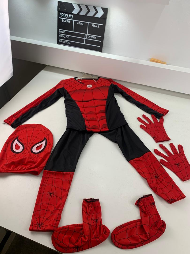 Tenue de Deguisement Spiderman Complet 5PCS Pour Enfants – بدلة سبايدرمان