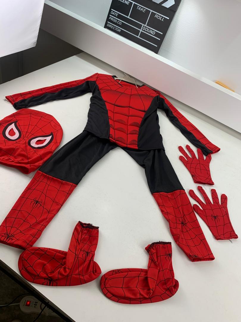 Tenue de Deguisement Spiderman Complet 5PCS Pour Enfants – بدلة سبايدرمان