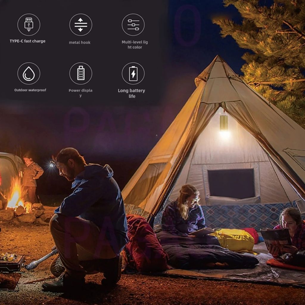 Guirlande Lumineuse LED Rechargeable 4en1 Étanche IPX4 - سلسلة أضواء قابلة لإعادة الشحن
