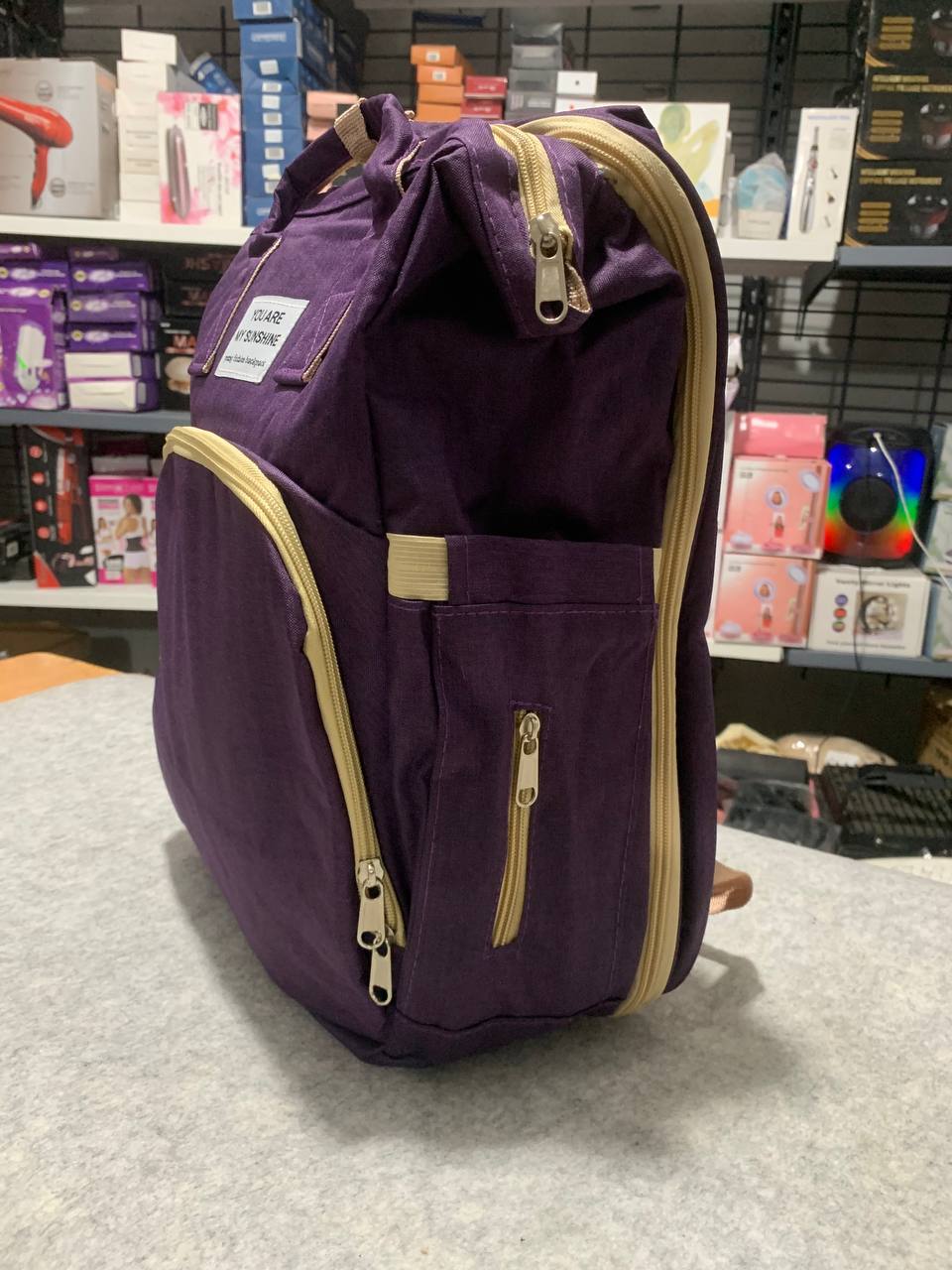 Sac à dos et landau pour bébé pliable 3in1