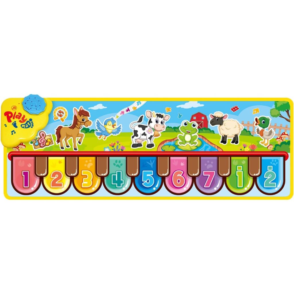 Tapis de Piano Musical pour Enfants 3-6 Ans – حصيرة بيانو موسيقية للأطفال