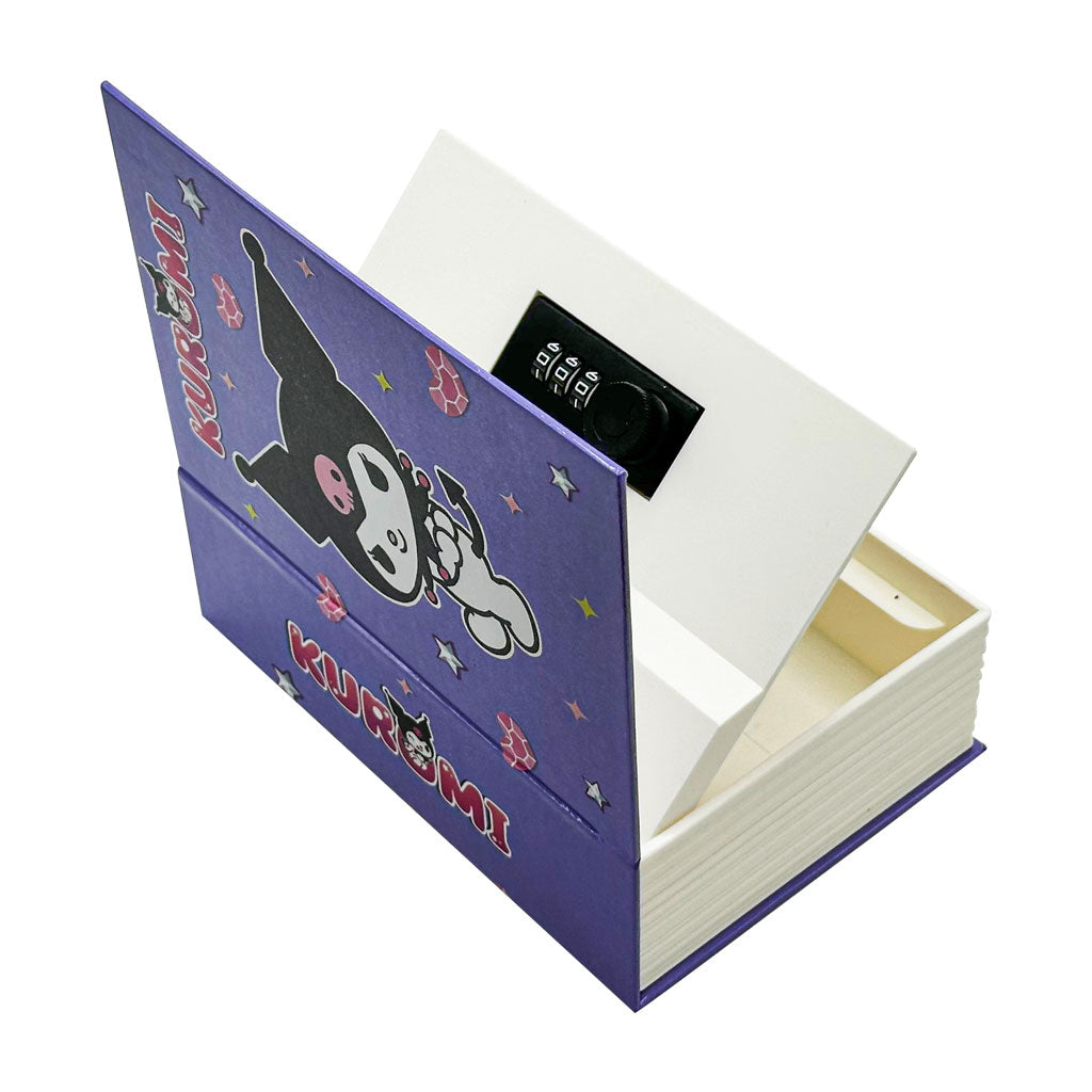 Coffre-fort Livre Kuromi – Boîte de Rangement Sécurisée