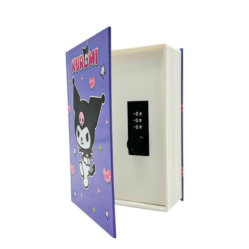 Coffre-fort Livre Kuromi – Boîte de Rangement Sécurisée