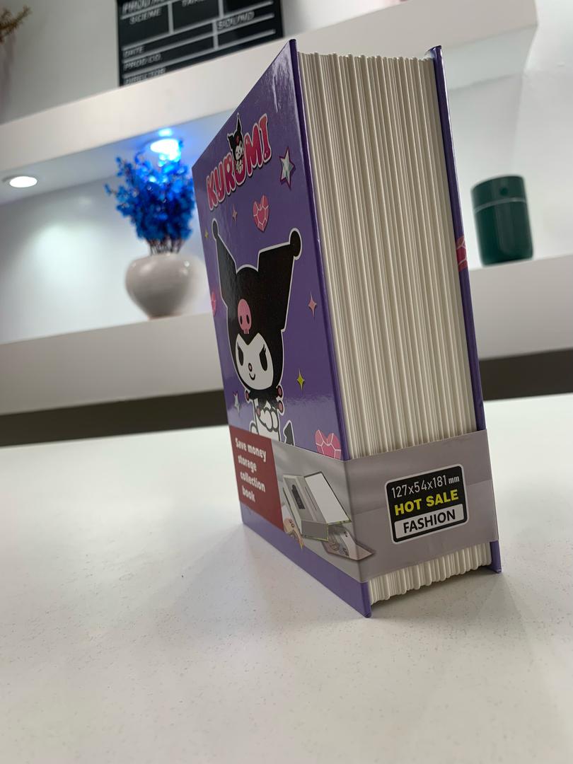 Coffre-fort Livre Kuromi – Boîte de Rangement Sécurisée