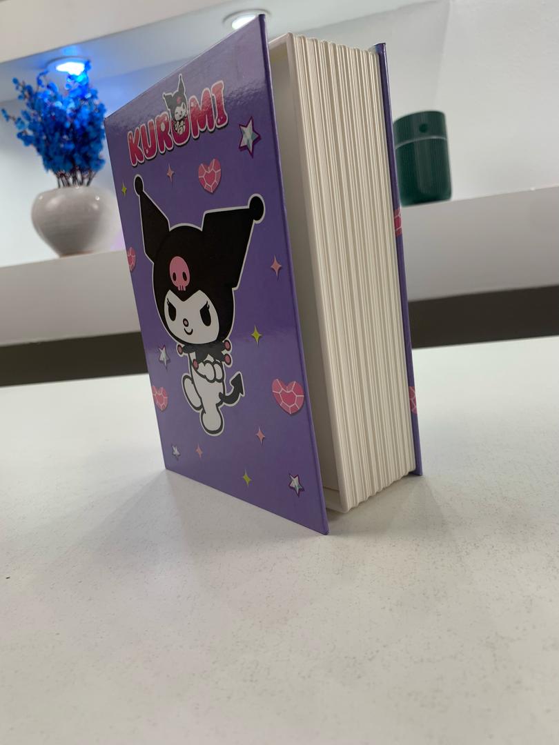 Coffre-fort Livre Kuromi – Boîte de Rangement Sécurisée