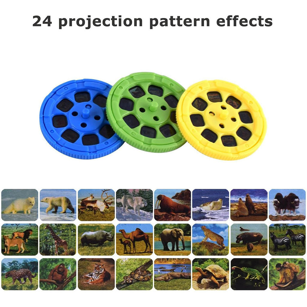 Projecteur de Dessins pour Enfants avec 3 disques 24 Images – جهاز عرض الرسوم على الحائط