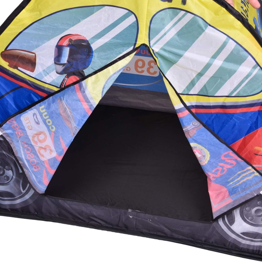 Tente de Jeu Voiture de Course Pop-Up pour Enfants – خيمة لعب سيارة سباق للأطفال مع 50 كرة بلاستيكية