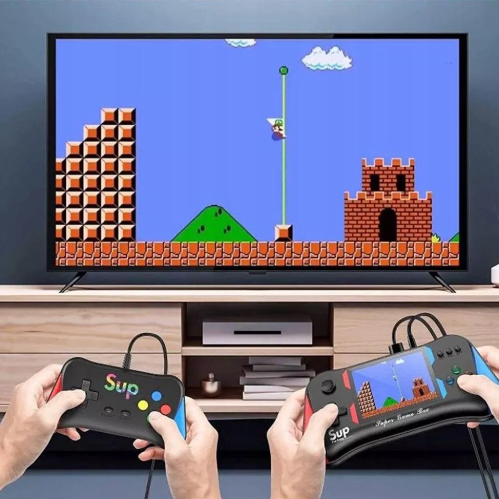 Console de Jeu 1-2 Jouer Portable Rétro Maizic Smarthome Dual – جهاز ألعاب محمول كلاسيكي