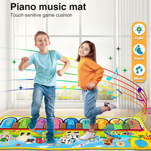 Tapis de Piano Musical pour Enfants 3-6 Ans – حصيرة بيانو موسيقية للأطفال